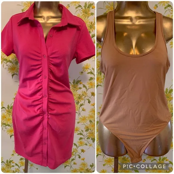 Shein dress and bodysuit size M - Image 2