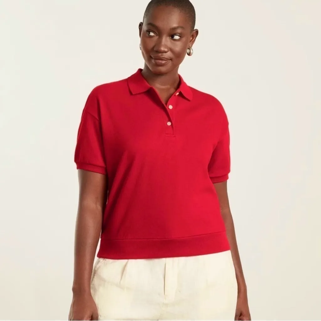 NWT Everlane Cotton Polo Tee - Image 5