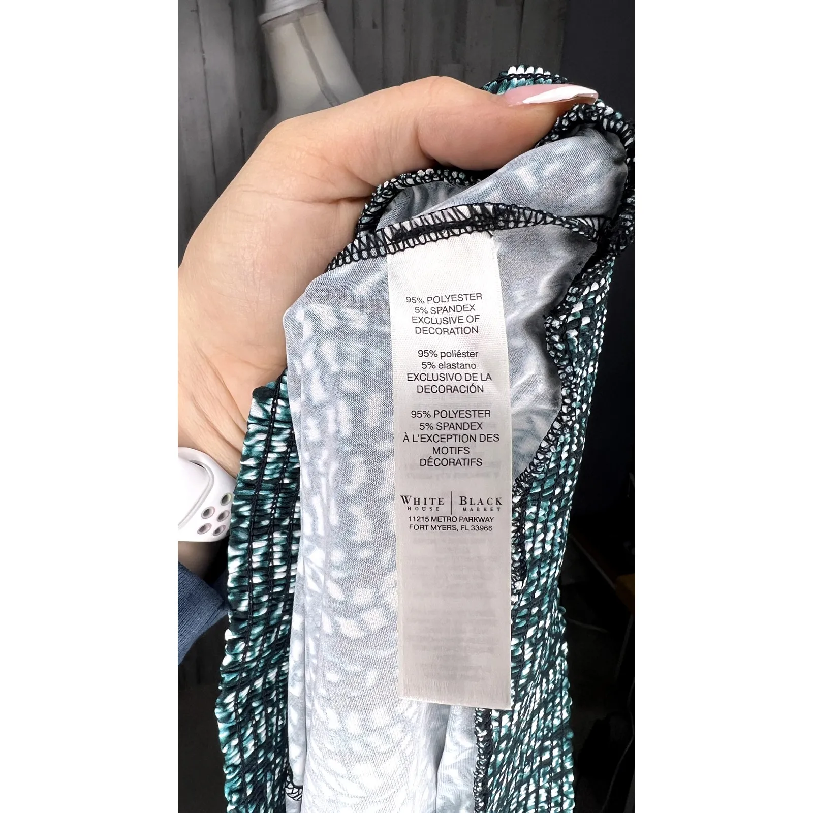 White House Black Market Women's‎ Sleeveless Blouse Medium Multicolor - Image 6