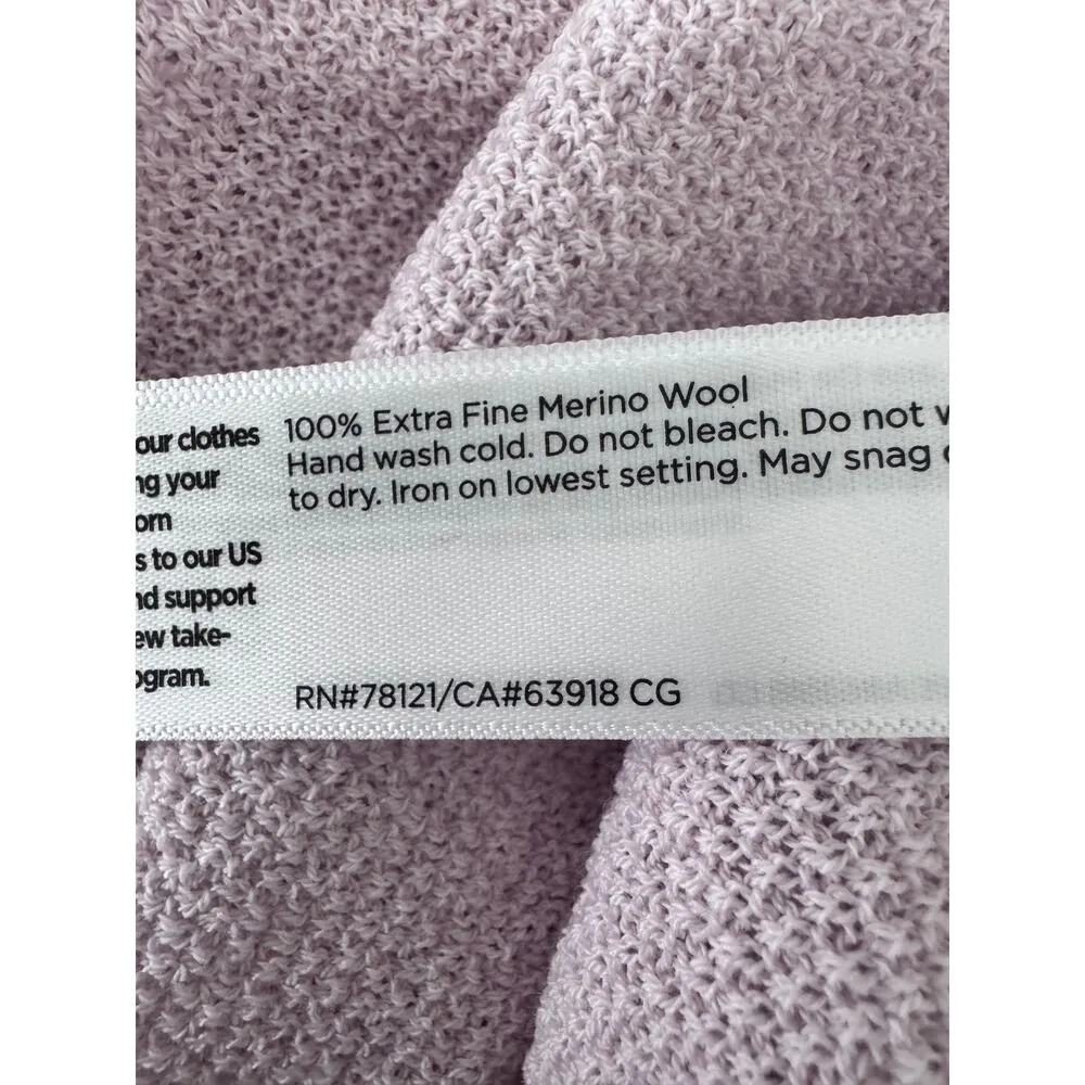 Eileen Fisher Washable Wool Crepe Fine Merino Wool Size V Neck Tunic Size XL - Image 9