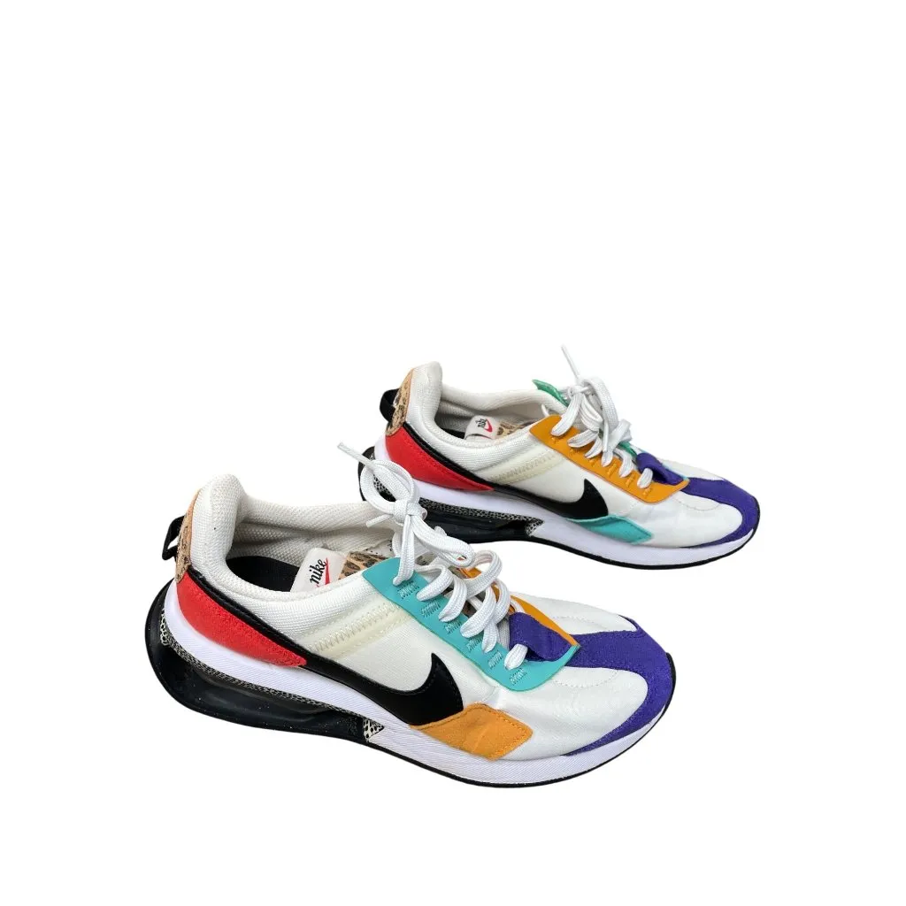 Nike Air Max Pre-Day SE Safari White Red Black Womens Sneakers Size 6 SKU 9168 - Image 4