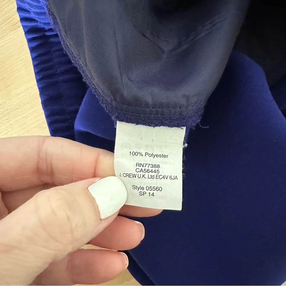 J. Crew Cropped Jogger Pant Purple Blue Size 2P - Image 5