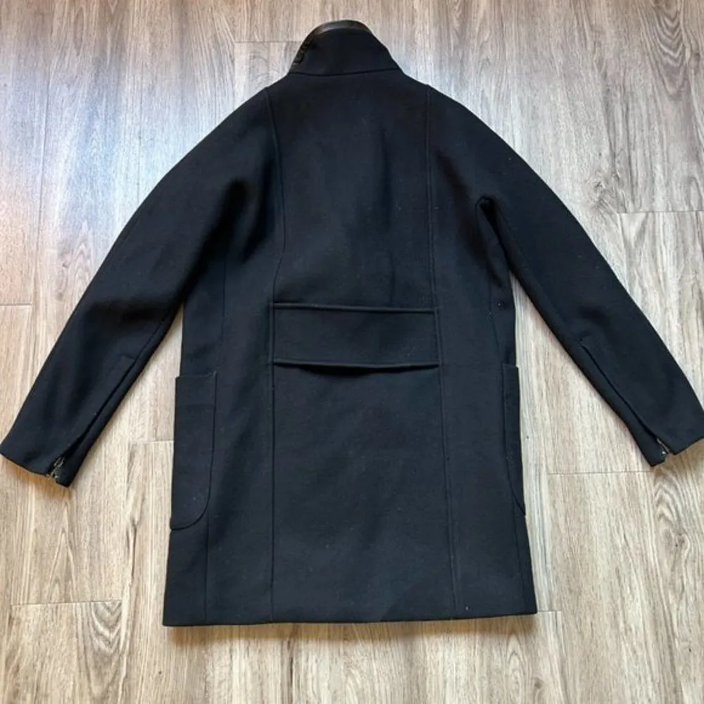 Madewell Black Wool City Grid Coat Size 0 - Image 12