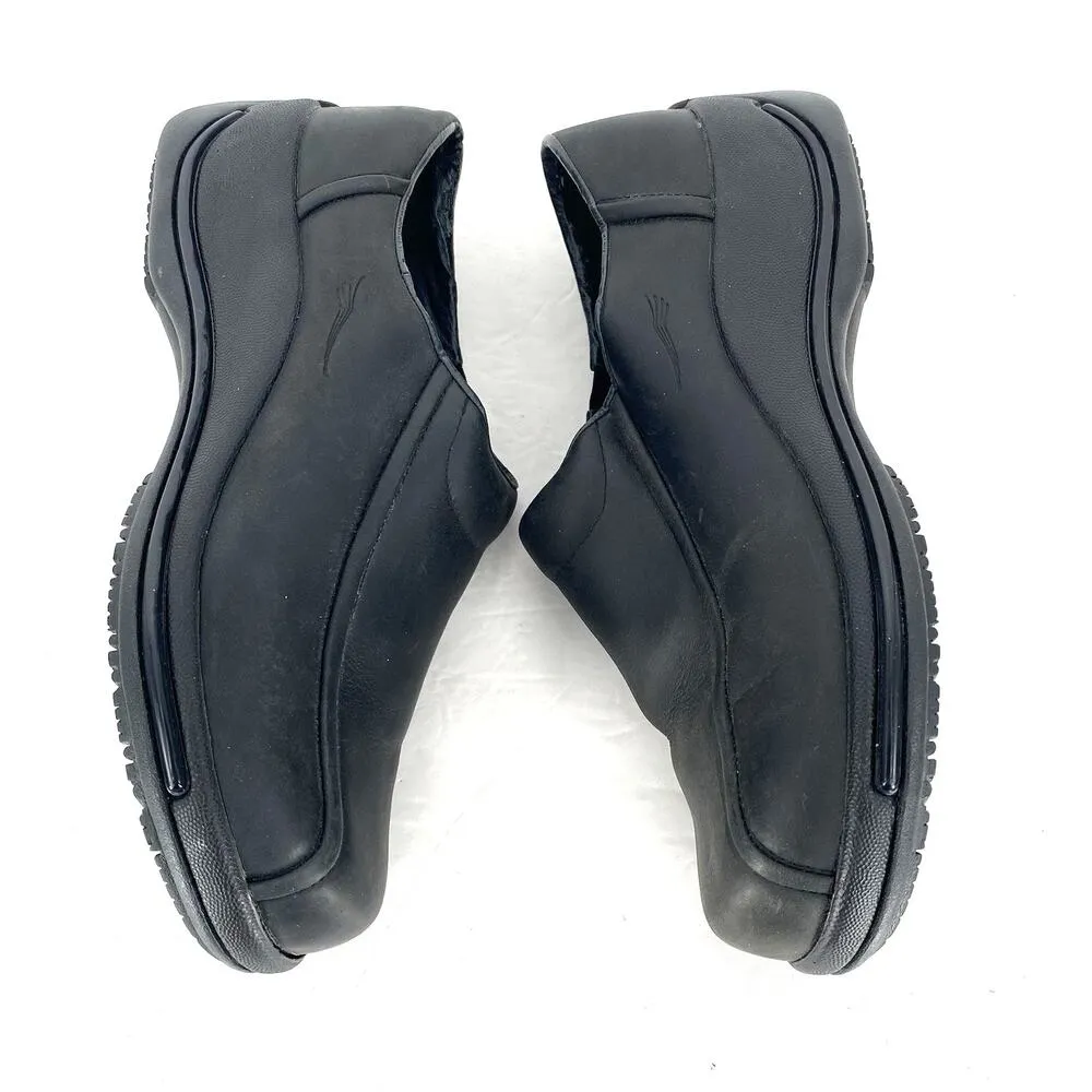 Dansko Calla Black Leather Clogs Women’s Size EU 40 US 9.5-10 - Image 6