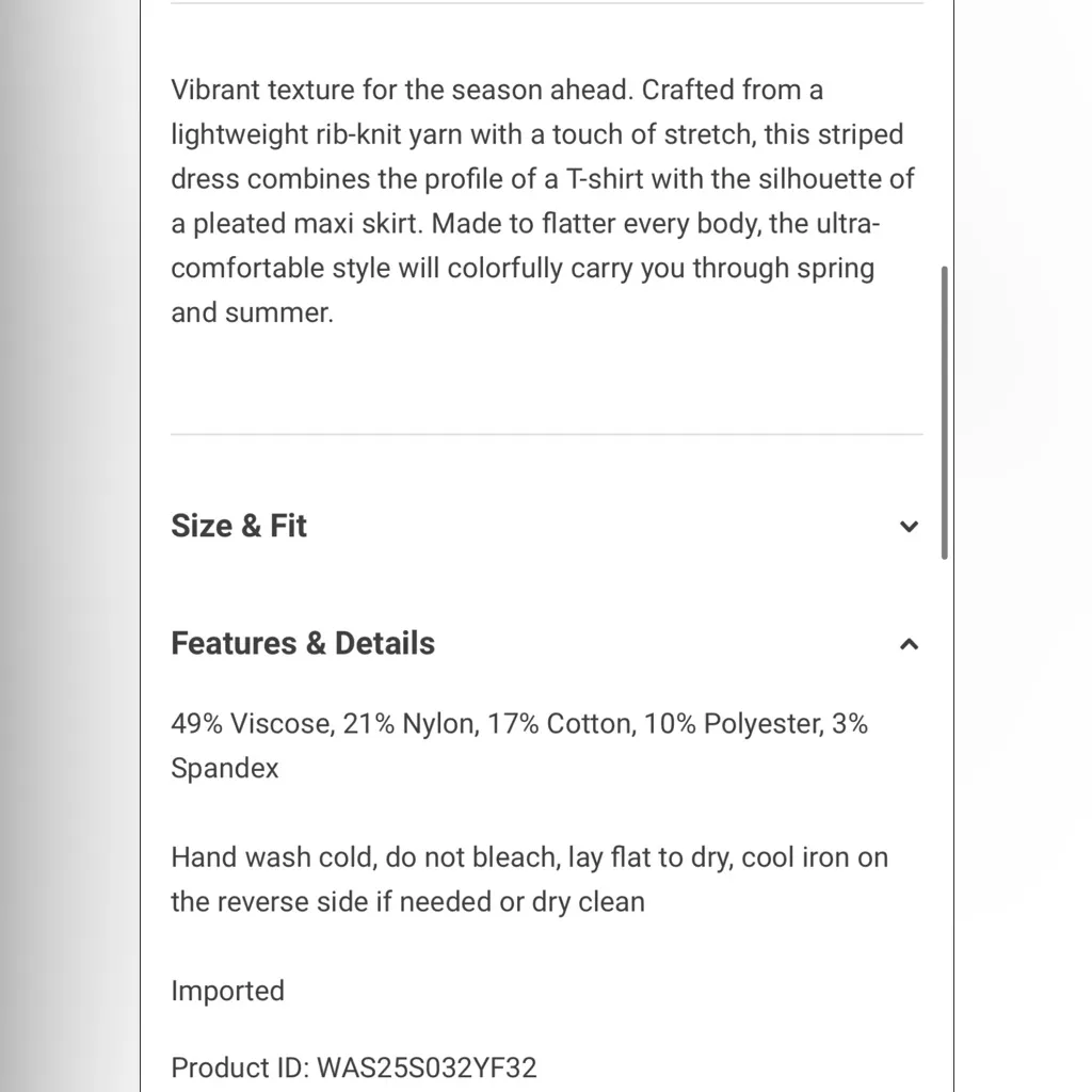 New with Tags Rag & Bone Eloise Striped Rib Knit Midi Dress Sz M - Image 6