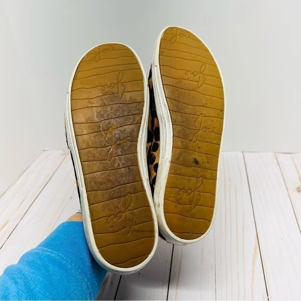 Joie Kidmore Leopard Print Calf Hair Slip on Sneakers Size 40 - Image 7