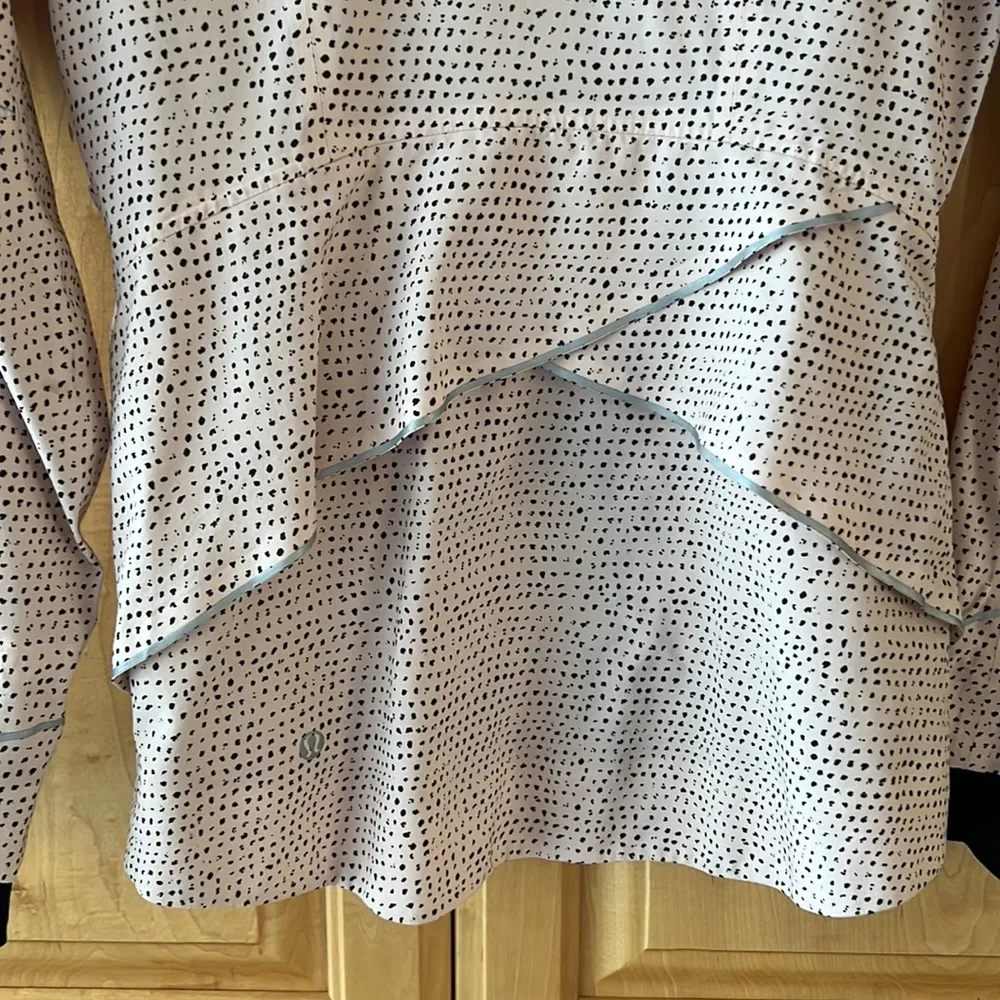 Lululemon Runaway Jacket •• Speckle Dot Parfait Pink Black - Image 9