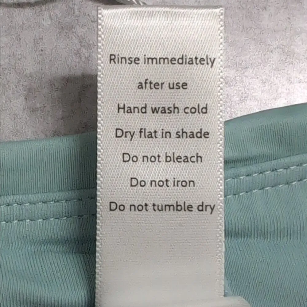 Andie The Skirt Bottom Attached Bikini Bottom CABLU Blue Swim Swimwear M New - Image 9