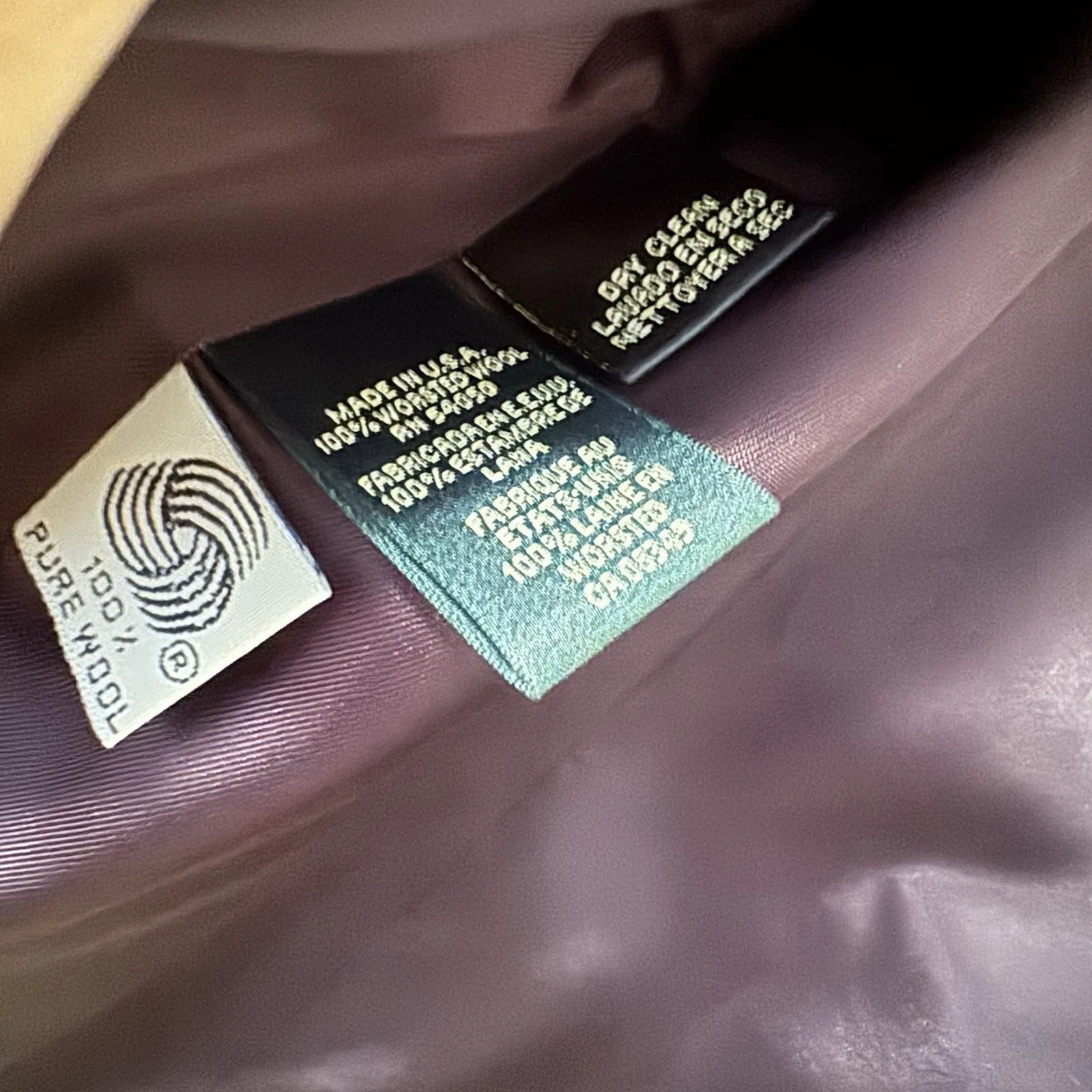 Ralph Lauren Black Wool Blazer Women’s 14W Jacket Ruffle Formal Office VTG 90s - Image 6