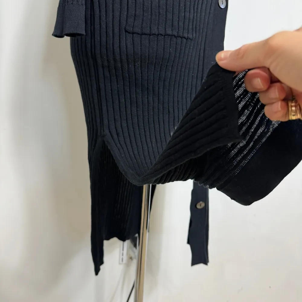 Cotton by Autumn Cashmere 100% cotton Italian yarn long soft cardigan - Image 4