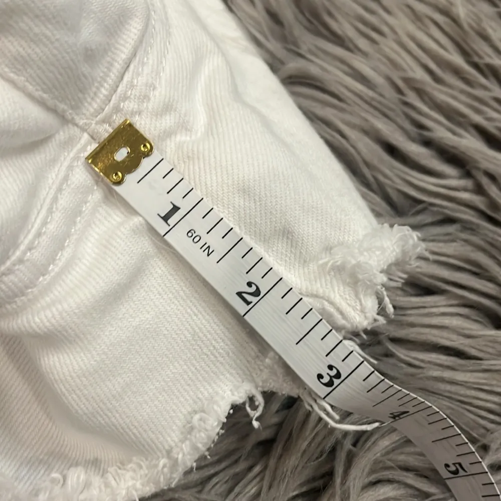 Polo Ralph Lauren Crosby relaxed distressed white cotton denim shorts 30 - Image 10