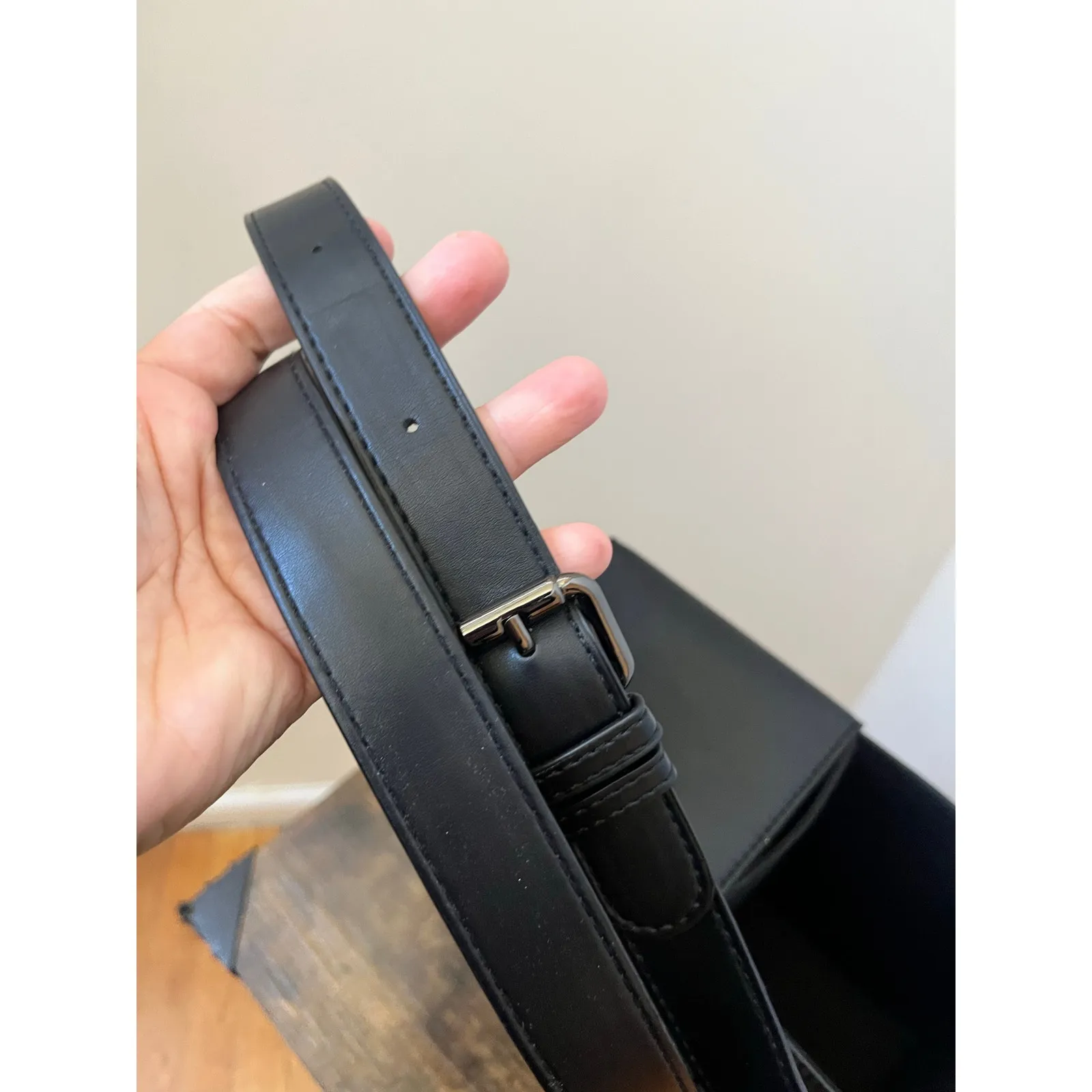 Kate Gabrielle Ella Black Bottle Cup Holder Purse Adjustable Straps - Image 7