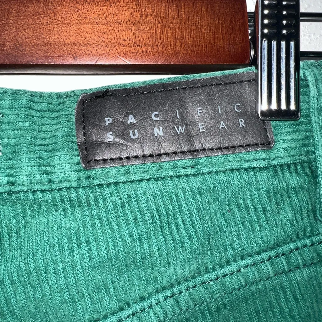 PacSun Green Corduroy Pants‎ Straight-Leg - Image 7