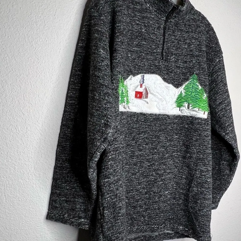 Active Elements Pullover Christmas‎ Sweater Size L - Image 4