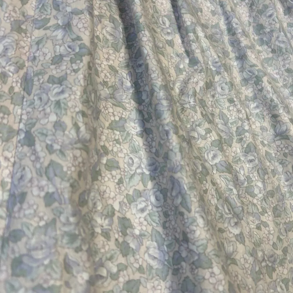 Gunne Sax Jessica McClintock Vintage Maxi Skirt Floral Bows Size 9 Prairie - Image 3