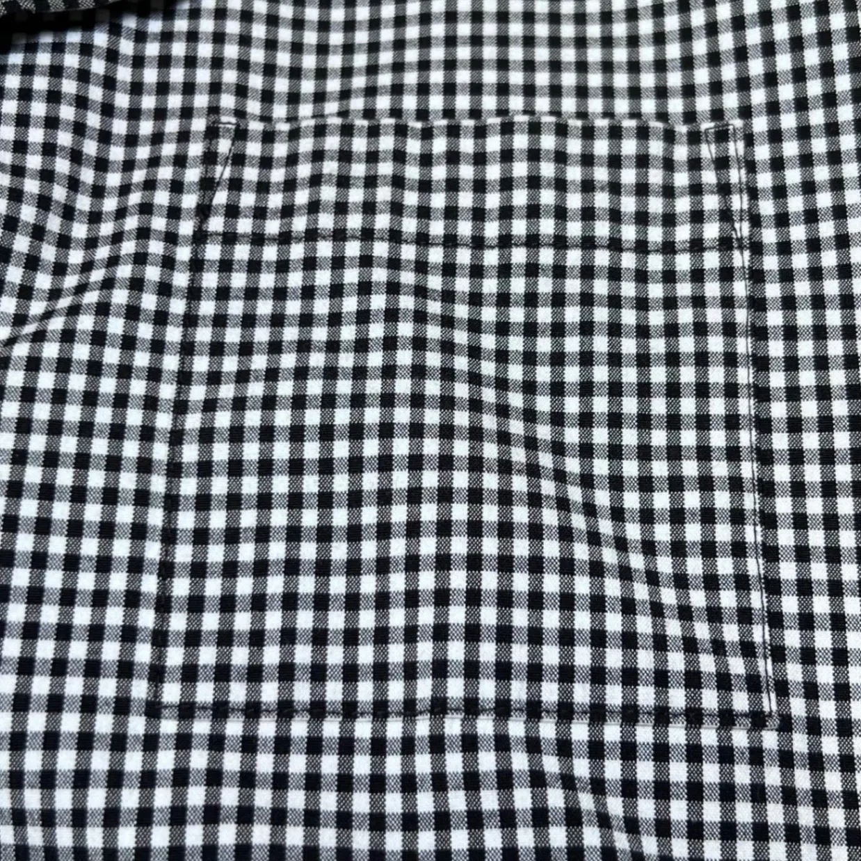 Alfred Dunner Floral Embroidered Button Up Shirt Under Shirt Womens 12 Gingham - Image 7