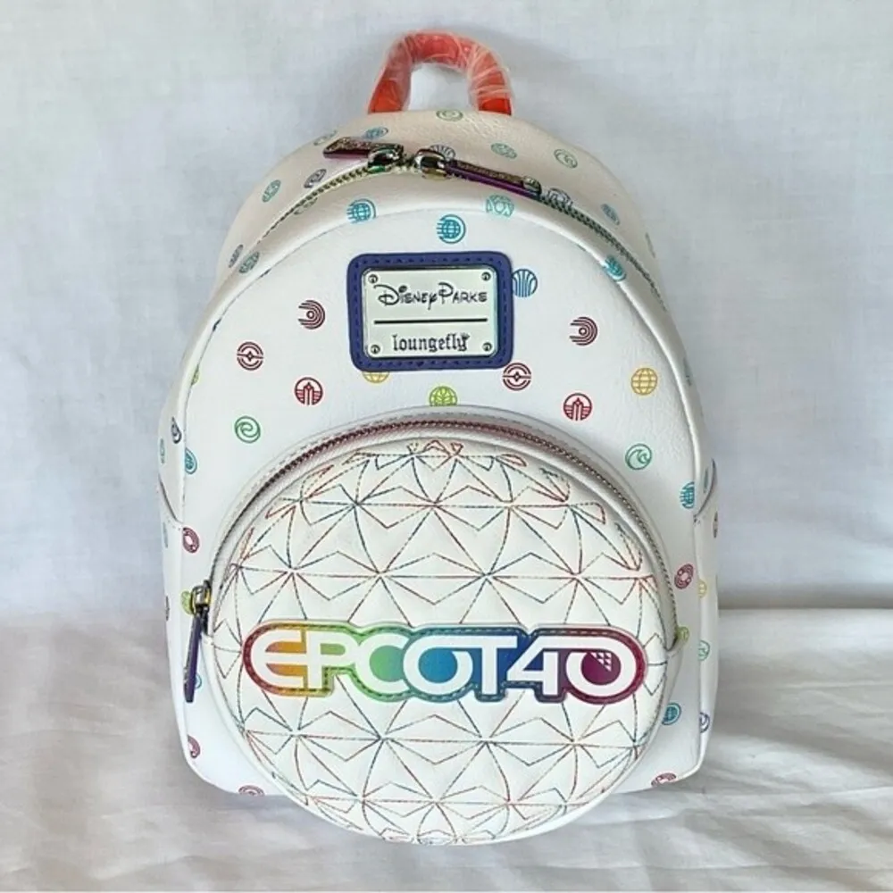 Loungefly EPCOT Mini Backpack 40th Anniversary Walt Disney World New WDW Sphere - Image 2