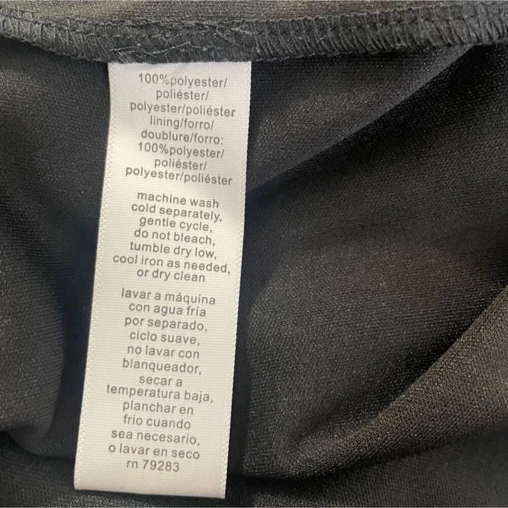 Alex Evenings Size XL Black Dress Pants Wedding Cocktail Party Holidays Wide Leg - Image 8