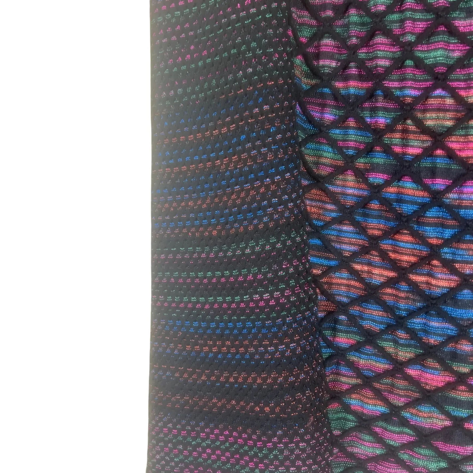 Missoni Women's Knit Skirt Size 46 Multicolor Geometric Pattern Italy‎ Designer - Image 3