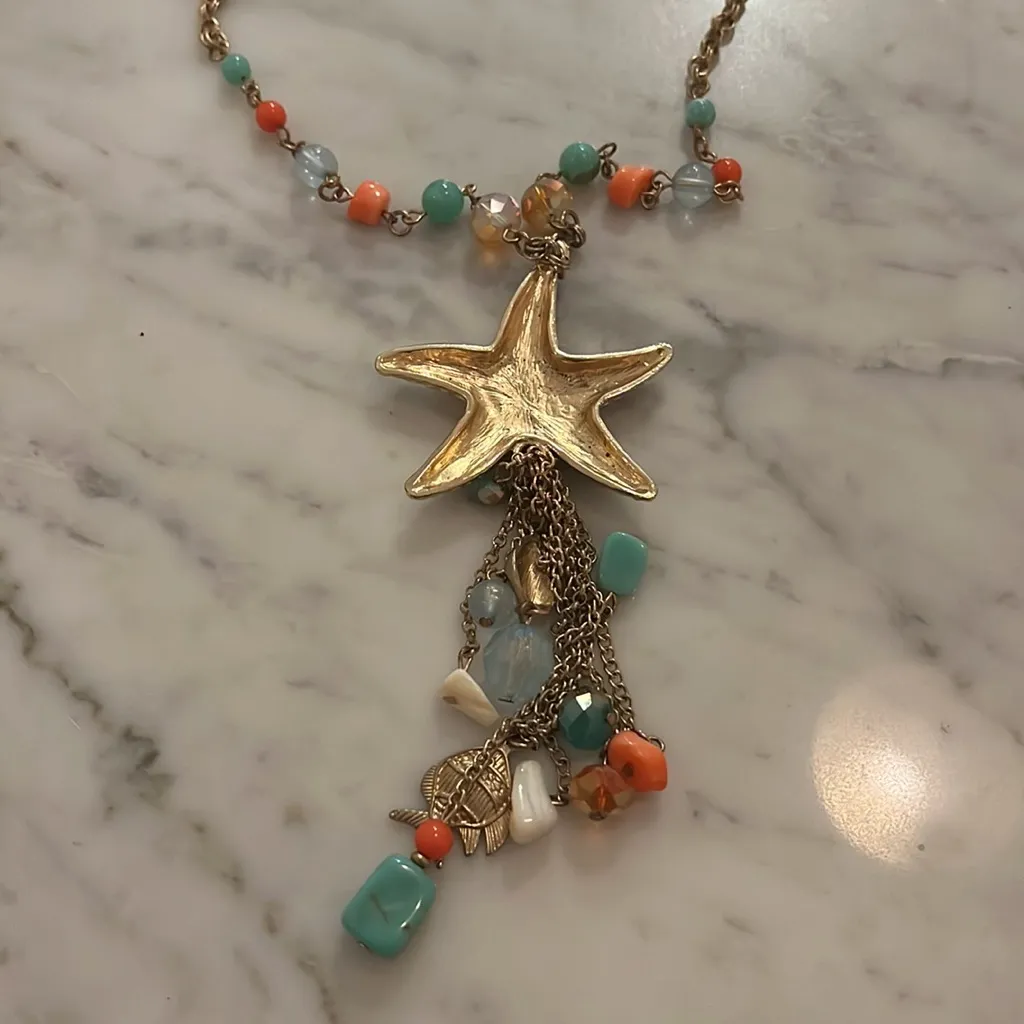 Charming Charlie Starfish Necklace - Image 2