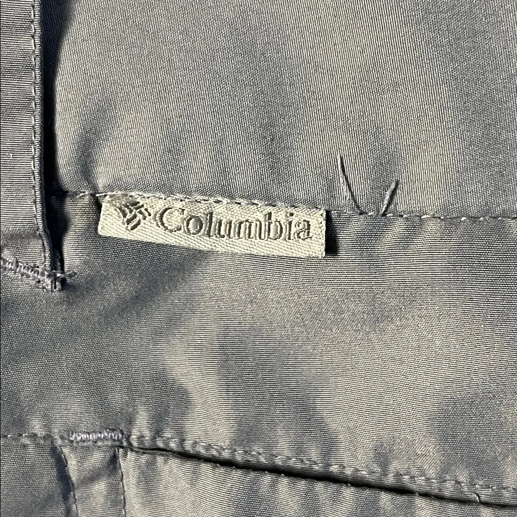 Columbia Shorts Gray Omni Shade Outdoor Hiking Chino Active Casual Size 14 - Image 6
