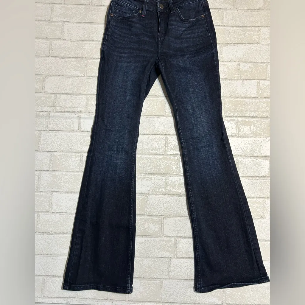 Idyllwind Dark Indigo Flare Jeans - Image 2