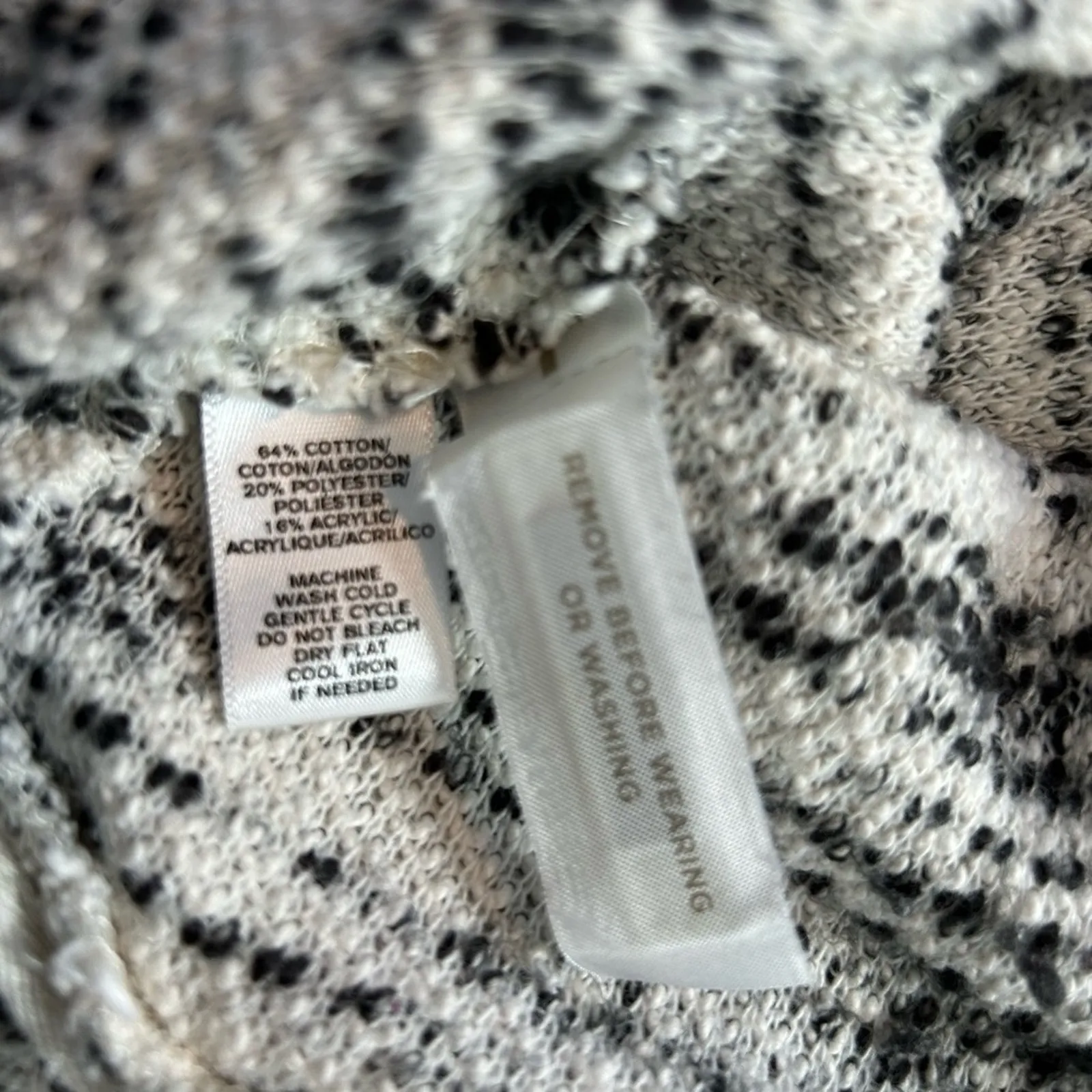 Anthropologie Lou & Grey Marbled Space Dye Zipper‑Back Sweater Size XXS - Image 16