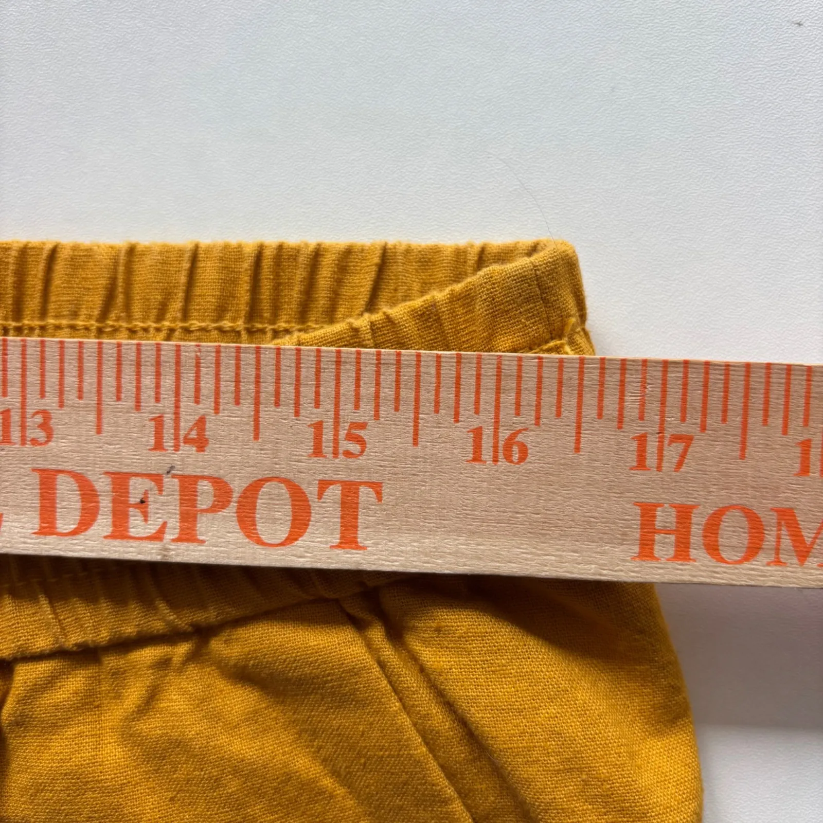 J. Crew Womens Size 12 Mustard Yellow Linen Blend Drawstring‎ Pants - Image 5