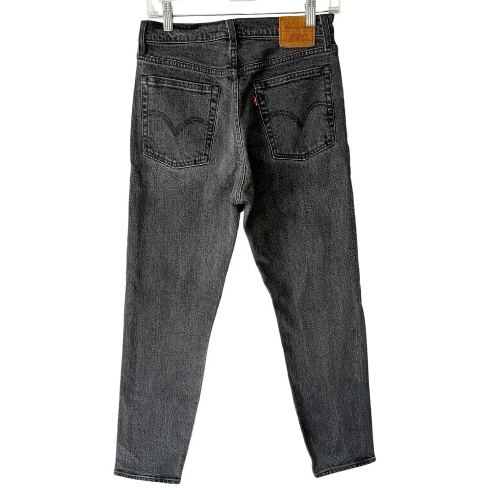 Levi’s Wedgie Gray Button Fly Straight Leg Women’s Jeans Size 27 - Image 2