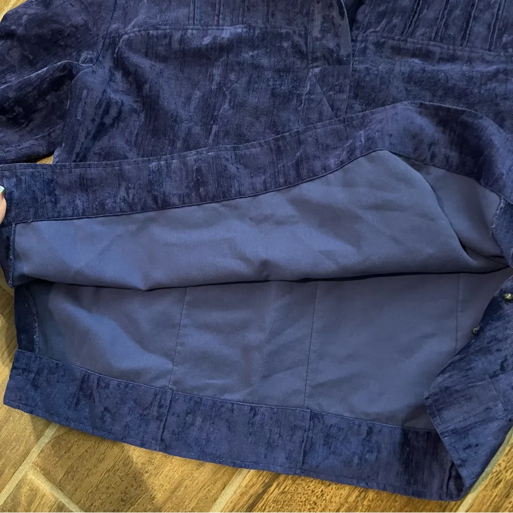 RRL Ralph Lauren women’s velvet top size 3 Purple - Image 9