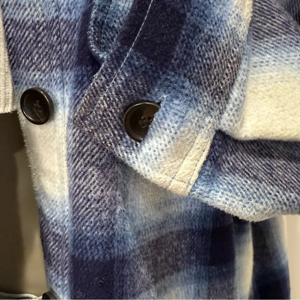 Rails Tripp Shirt Jacket XL Flannel Plaid Blue Western Shacket Cozy Country Warm - Image 7