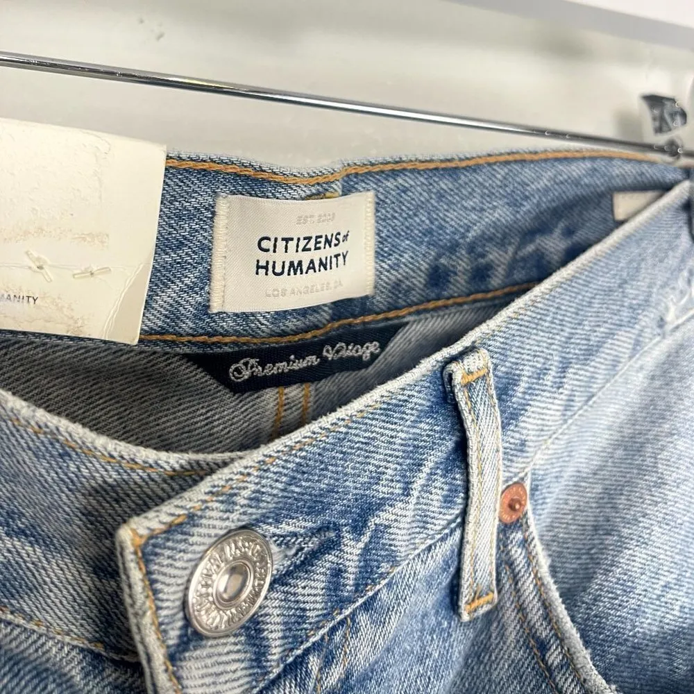 CITIZENS OF HUMANITY Marlee Relaxed Taper in Wash Moondust Size US 27 - Image 6