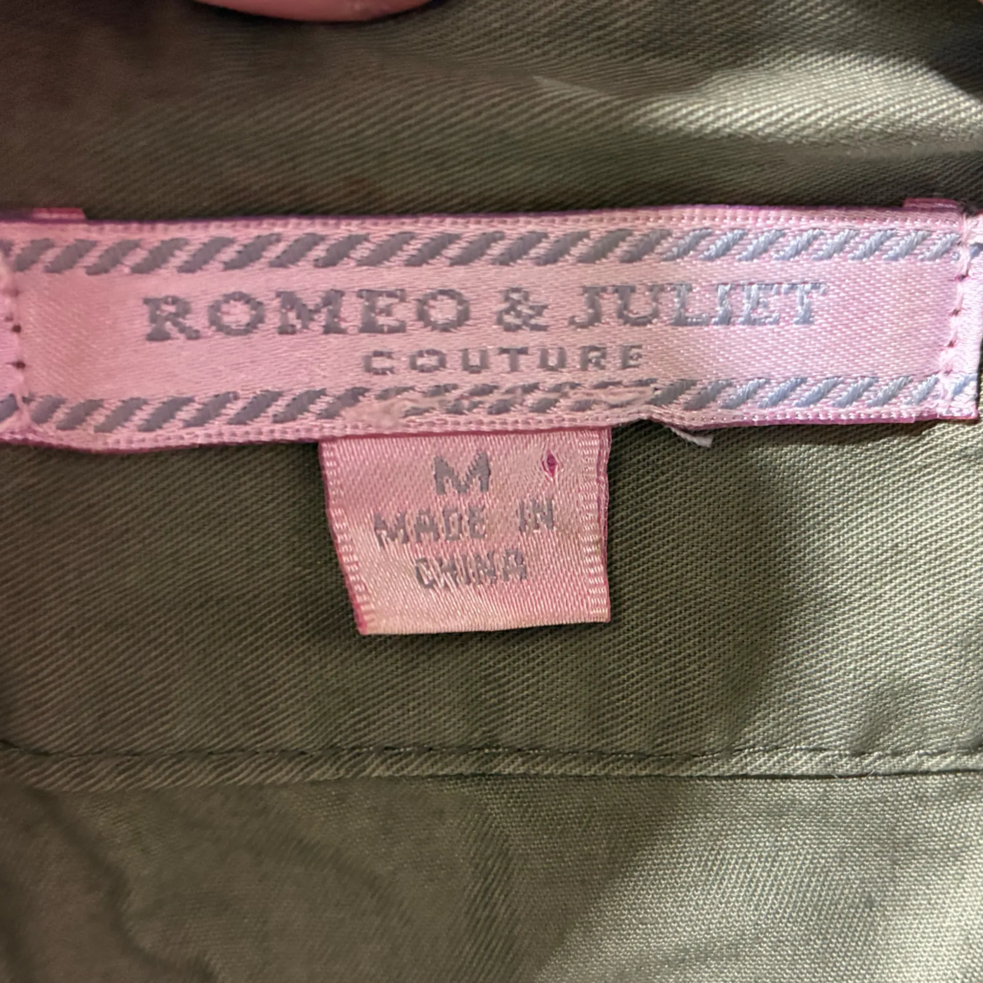Romeo & Juliet Couture Olive Green Vest - Image 8