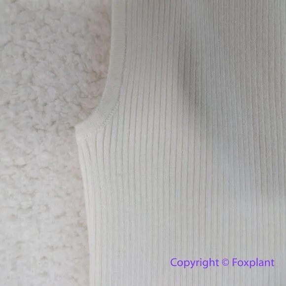 New! Free‎ People Waverly Sweater One-Piece Jumpsuit in white, size XS - Image 6