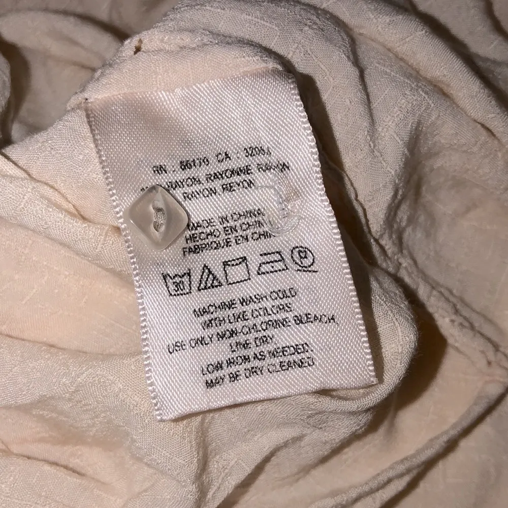 HD IN PARIIS by Anthropologie ivory color shirt dress size small - Image 9