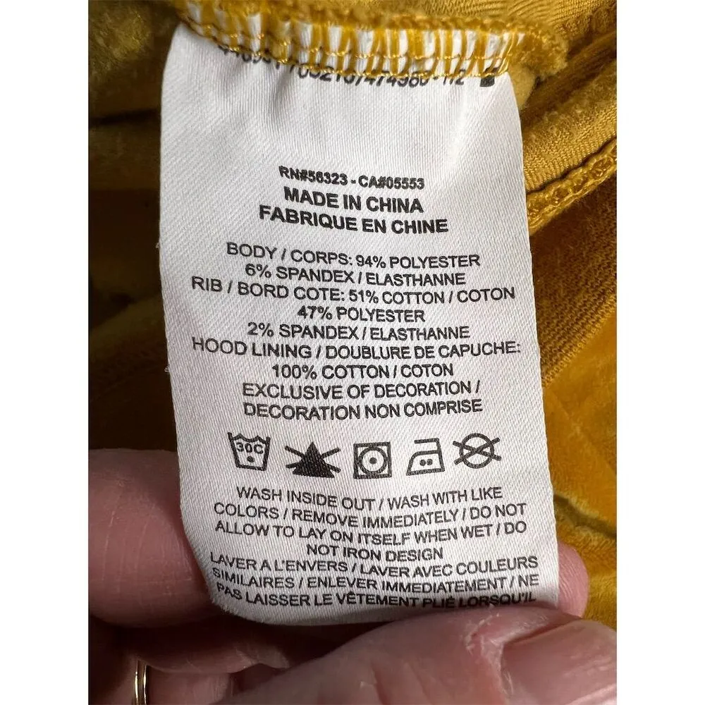 Nike Women's Velour Hoodie XXL Gold Colorblock Casual Fall Wear - Image 5