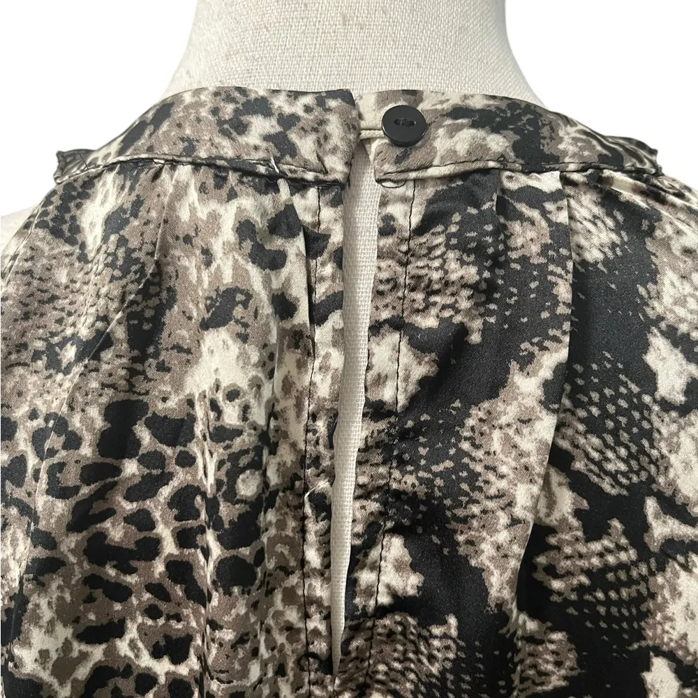 NWT Hayden Los Angeles Leopard Snake Animal Print Sleeveless Baby Doll Dress S - Image 7