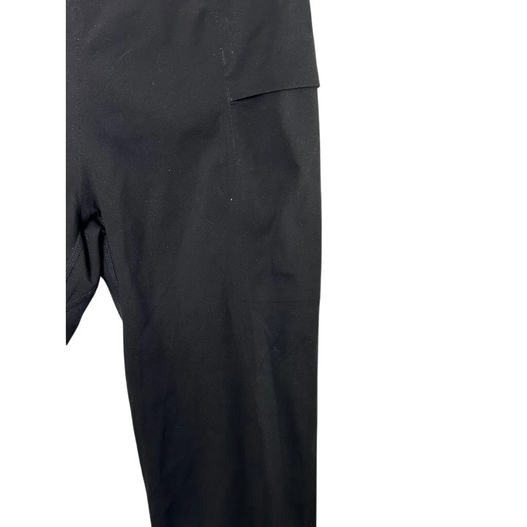 Carbon 38 Black Stirrup Leggings Yoga Workout 11" Rise Size Small NEW - Image 5