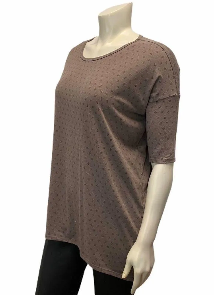 LULAROE small Brown Top Blouse - Image 2