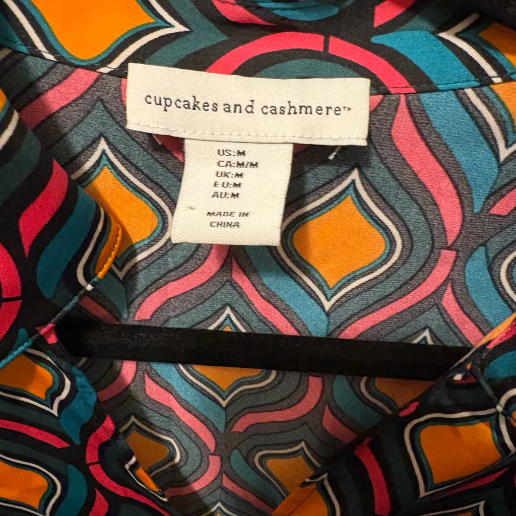 Cupcakes and Cashmere wrap for pattern top size medium Pink - Image 3