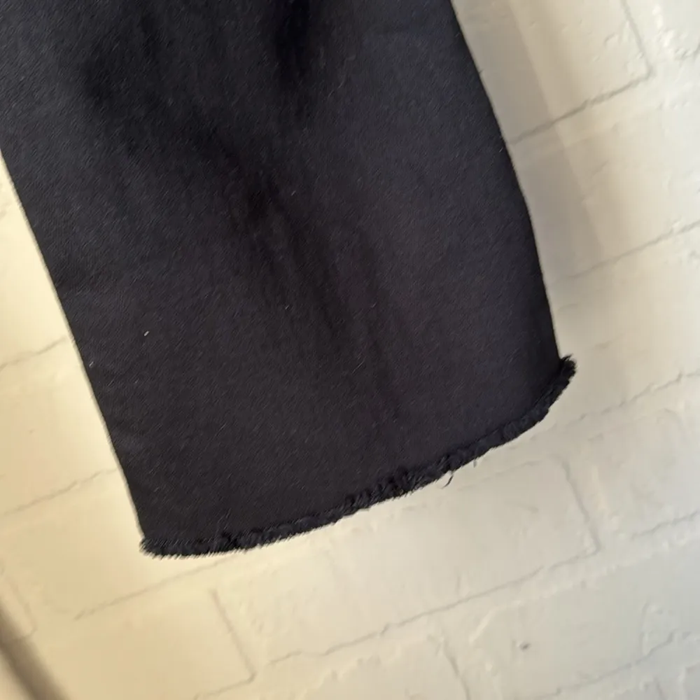 Vineyard Vines jeans Black High-Rise Kick Flare size 27‎ tux velvet striped - Image 6