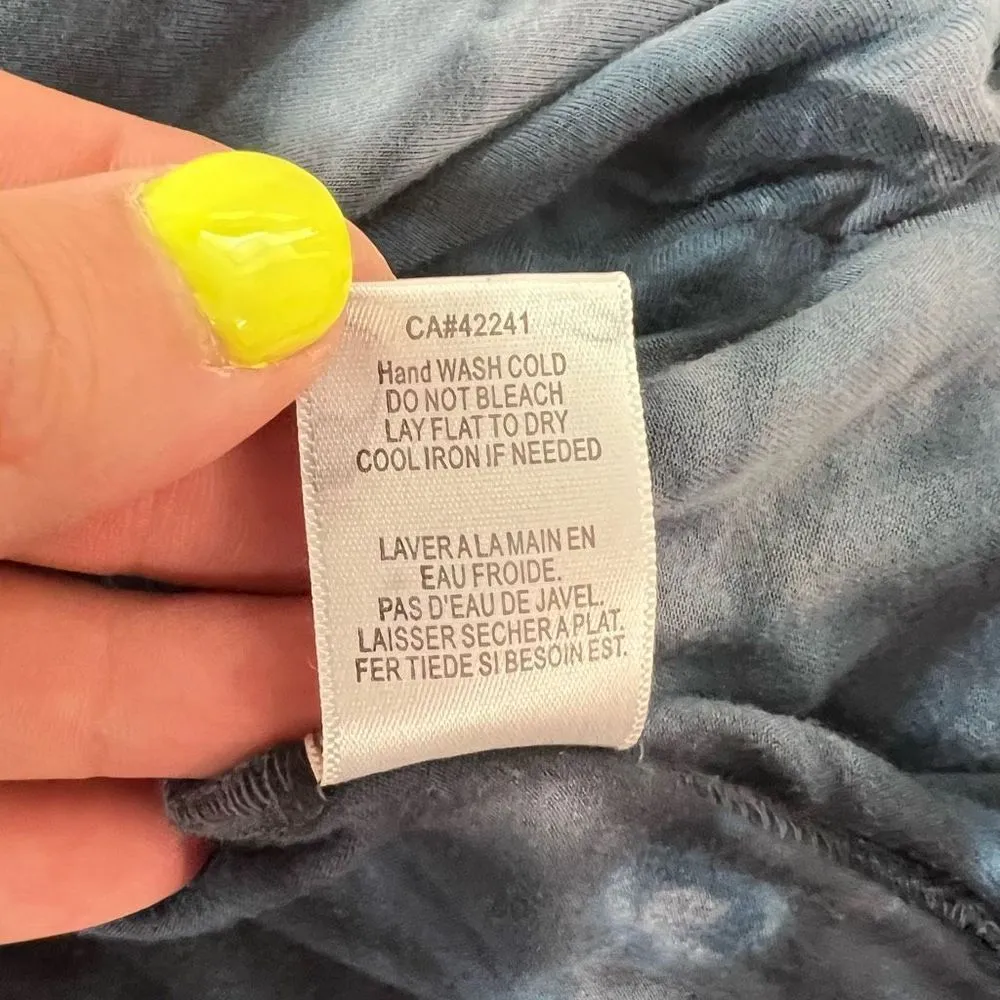 YFB Navy Tie Dye Casual Slim Fit Jumpsuit With Pockets size small - Image 12