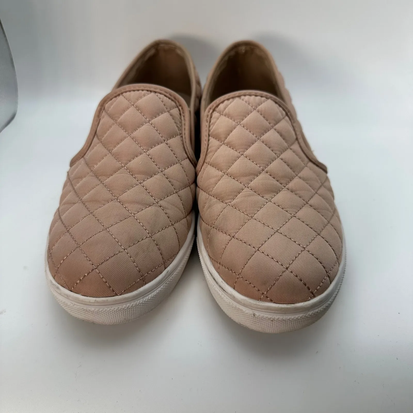 Steve Madden ECNTRCQT Quilted Blush Pink Slip On‎ Sneakers Women's Size 7.5M - Image 9
