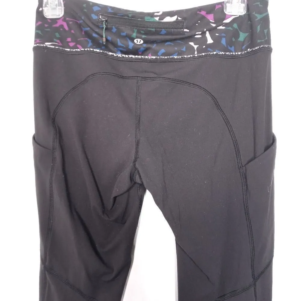 Lululemon Speed Brushed Shadow Ruched Leggings Size 6 - Image 7