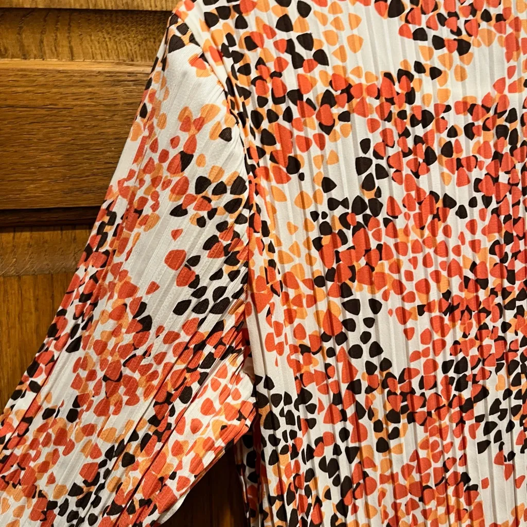 Vintage Fred David Pleated Button Up Blouse - Size Large - Image 9