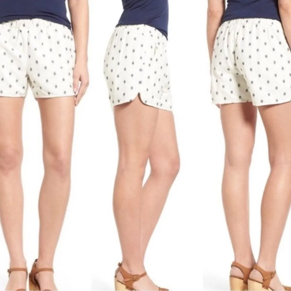 MADEWELL Pull-On Shorts in Diamond Dot 100% Cotton Pockets- Size Small - Image 4