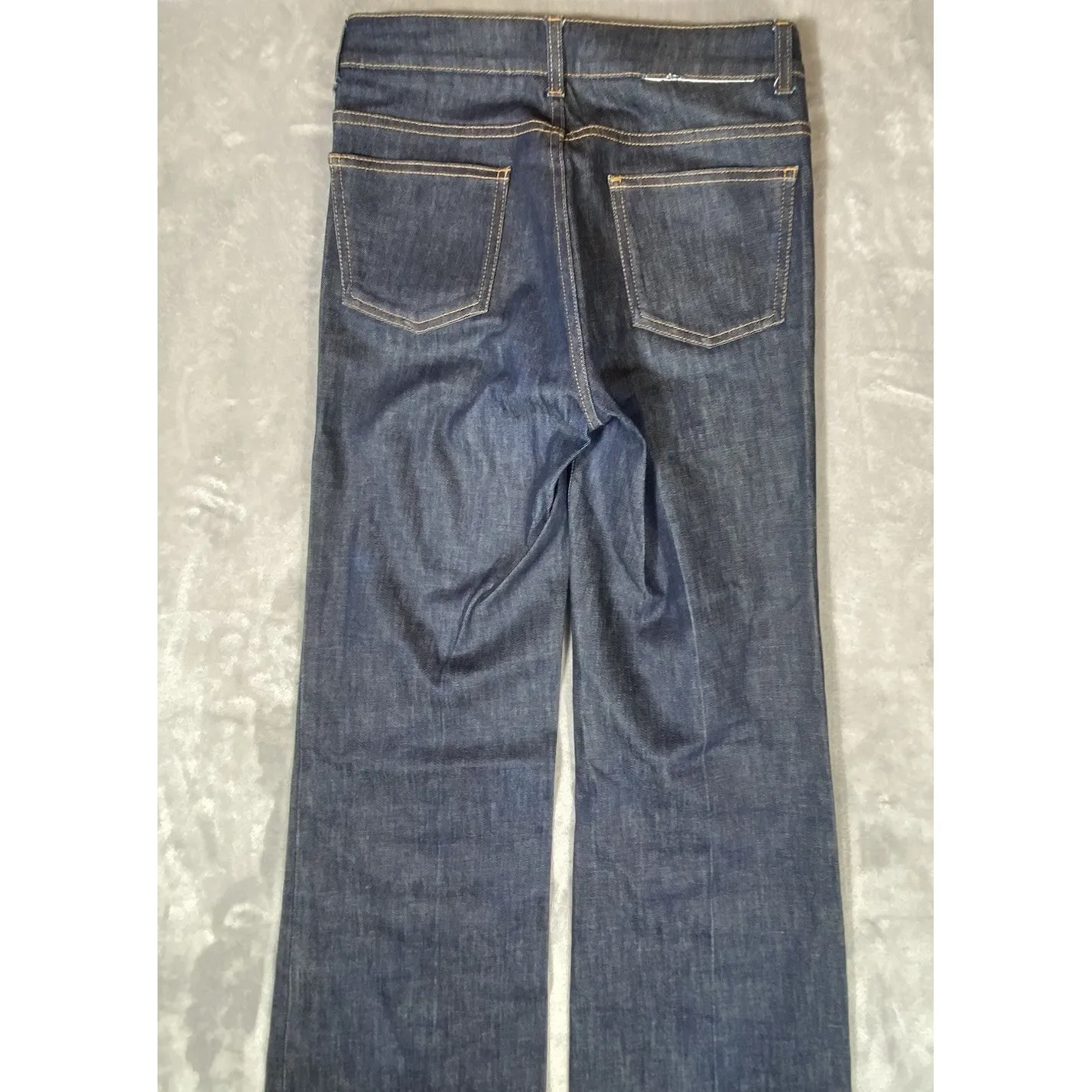 STELLA McCARTNEY Jeans 70's Flared 27 Boho Festival Designer Italy Blue Denim - Image 3