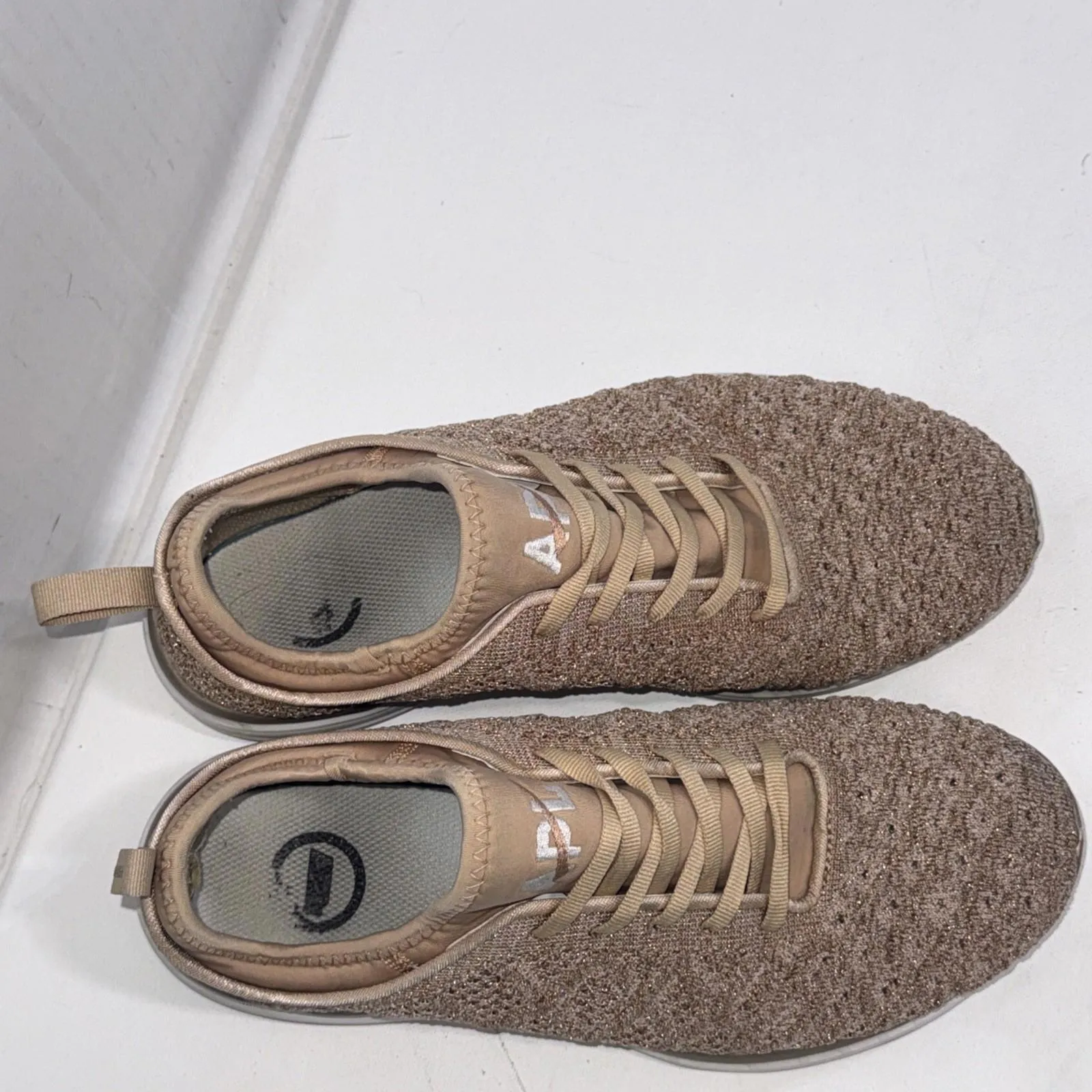 APL Techloom Phantom Rose Gold Sparkle Athletic Gym Running Sneakers Shoes 10.5 - Image 8