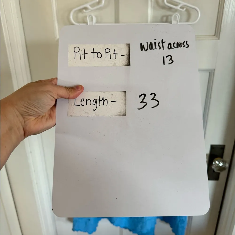 Zara blue eyelit skirt size small. - Image 6