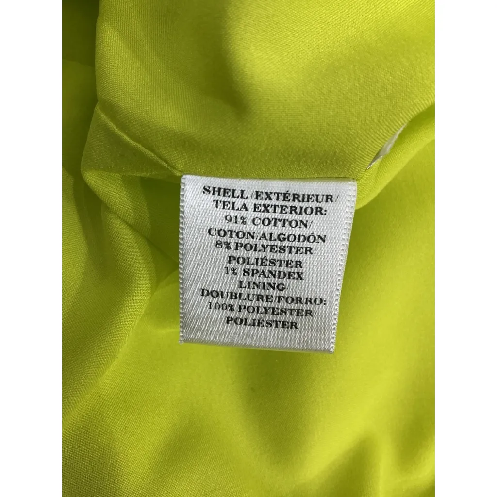 Womans Ann Taylor 6 Green Sheath Dress Cap Sleeves Lined Back Zip - Image 4